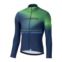 SHIMANO TEAM dres dlouhý rukáv, zelená