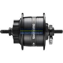 SHIMANO dynamo nába DH-3D32-NT 6V, 3,0W pro kot brzdu 6 šroubů na nýt 36 děr černá bal