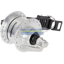 SHIMANO dynamo nába DH-3D72 3 W Center-Lock, 32 děr, (rychloupínák), stříbrná bal