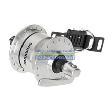 SHIMANO dynamo nába DH-3N72 3 W pro ráfkovou brzdu, 36 děr, (rychloupínák), stříbrná bal