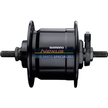 SHIMANO dynamo nába Nexus DH-C3000-3N-NT 6V, 3W pro ráf brzdu na nýt 36 děr černá