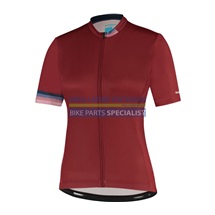 SHIMANO MIZUKI dres krátký rukáv, dámský, červenohnědá, M