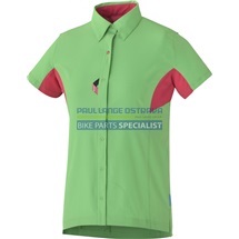 SHIMANO dámská košile, island zelená/jazzberry, M
